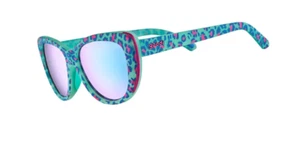 GOODR Eye of the Leopard Polarized No Slip Glow in the Dark Runways Rare - Picture 1 of 6