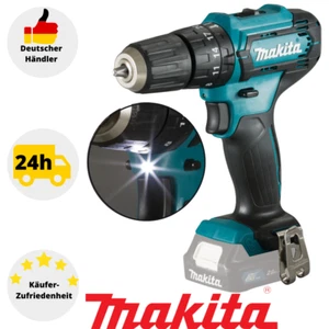 Makita HP333DZ trapano avvitatore a percussione a batteria 12 V max viti foratura foratura a percussione - Foto 1 di 5