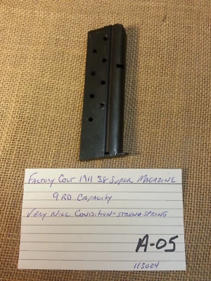 Factory Colt 1911 38 Super 9 RD Magazine #2 - Image 1 of 4