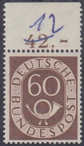 BRD 1951 - POSTHORN - EINZELMARKE Mi.: 135 - **postfrisch** ORIGINAL GUM !! - Picture 1 of 2