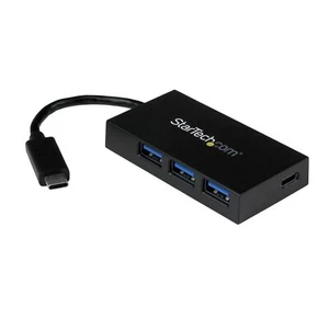 StarTech HB30C3A1CFB USB C Hub - 4 Port USB-C to USB-A (3x) and USB-C (1x) - Picture 1 of 5