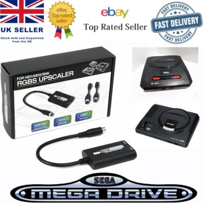 SEGA Megadrive HDMI Adapter Converter RGBS Upscaler For MD 1 & 2 & SNK NEO GEO - Image 1 of 4