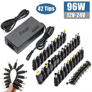 96W Universal Laptop Power Supply Charger Adapter w/ 42 Tips Notebook Charger - Picture 1 of 12