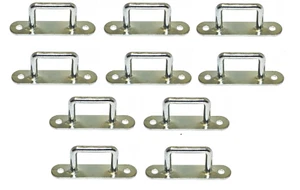 *LKW ANHÄNGER VORHANG REIFENNIETE AUF HEFTKLAMMER HOHER STAHL VERZINKT BP96-002 X10 - Bild 1 von 2