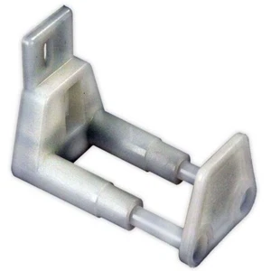 JR Products 20595 Adjustable White Nylon Sliding Door Guide - Picture 1 of 1