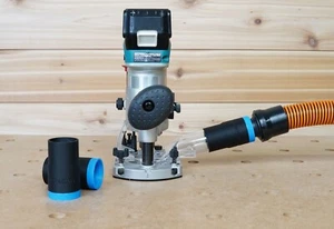 Adaptador de manguera de aspiradora de tienda de 1 1/4" para enrutador de inmersión Makita - Imagen 1 de 5