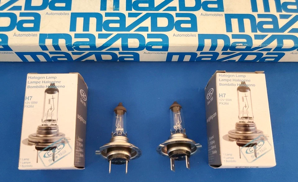 Cantidad. 2 - Nuevas bombillas halógenas CEC H7- 55W para Mazda 3 2004-2009 Foto 1 de 2