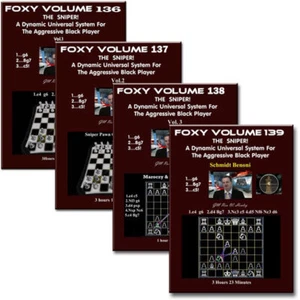 FOXY OPENINGS - COMPLETE SNIPER SET (Volume 1-4) Chess DVD - Picture 1 of 1