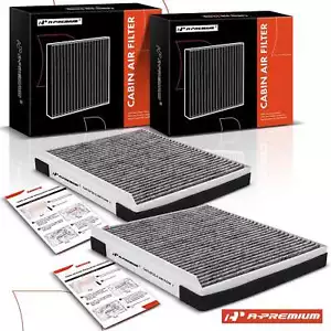 2x Activated Carbon Cabin Air Filter for Genesis Hyundai Santa Fe Kia Stinger - Picture 1 of 9