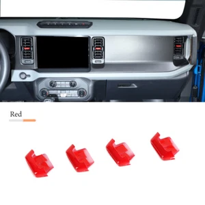Center Control Air Conditioner Outlet Vent Decor Trim Cover For Ford Bronco 2021 - Picture 1 of 29
