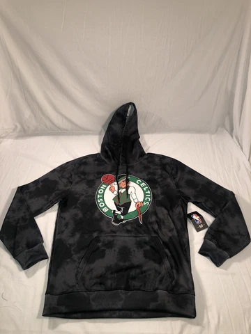 New Men’s NBA Boston Celtics Logo Graphic Tie Dye Sweatshirt Medium Cover