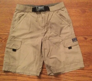 Children's Place Khaki Belt Cargo Summer Shorts Boys Size 8 - Picture 1 of 6