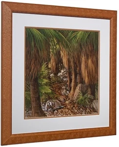 Bev Doolittle - Badger Creek - Double Matted & Framed Open Edition Art Print - Picture 1 of 1