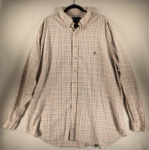 Polo Ralph Lauren camicia abbottonata uomo 3XLT alta vestibilità classica multicolore a quadri - Foto 1 di 8