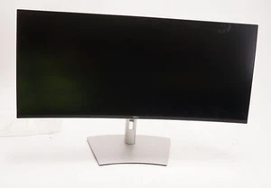 Dell Adjustable, UltraSharp, 37.5-Inch Curved Screen LCD Monitor (Silver) - Picture 1 of 6