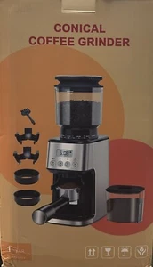 Homtone Elektrische Kaffeemühle Edelstahl - Bild 1 von 2