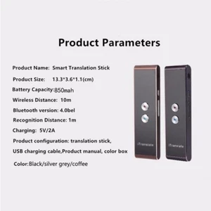 Portable Smart Translator quality 40+ Multi-Languages Translator Instant Voice - Picture 1 of 4