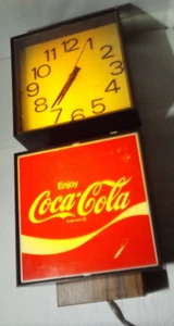 LETRERO RELOJ ILUMINADO VINTAGE COCA COLA FUNCIONANDO MODELO G107 ¡LEER!! - Imagen 1 de 21