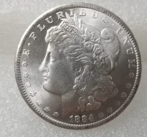 ¡Lo último! Plata Morgan 1884-cc $1 (dólar) AU+++ - Imagen 1 de 5