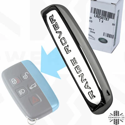 Llavero genuino pieza lateral de metal RANGE ROVER Vogue llave de repuesto control remoto diapositiva L405 - Imagen 1 de 4