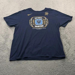 Villanova Wildcats Shirt Mens 2XL 2018 Championship Nike Final Four Ring Swoosh - Picture 1 of 11