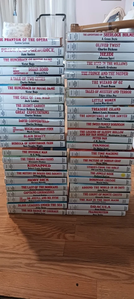 great illustrated classics book lot of 47 books - Imagem 1 de 3