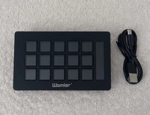 Womier D15 Stream Deck Live Content Creation Controller Only - Black 15 Keys - Afbeelding 1 van 2