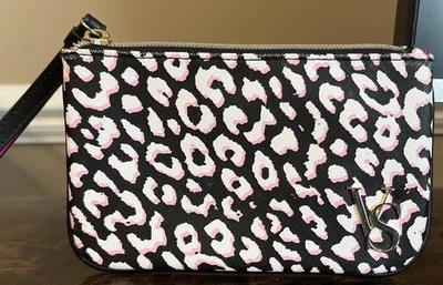 Victoria's Secret 硬币钱包化妆品袋化妆盒黑色/粉红色/白色 — 第 1/4 张图片