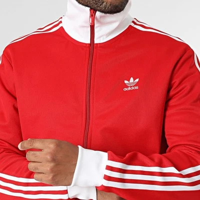 CHAQUETA DEPORTIVA NUEVA PARA HOMBRE ADIDAS ORIGINALES BECKENBAUER CLASSICS ~ GRANDE #IM4511 Foto 1 de 4