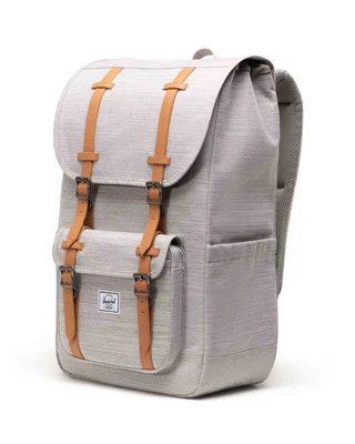 Herschel 30L Little America Backpack Bag w/ 15" Laptop Sleeve in Light Grey Cros - image 1 of 4
