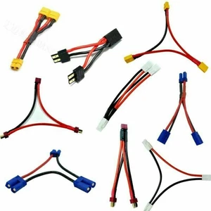 Adaptador de batería Lipo de radiocontrol serie cable paralelo XT60 Deans EC5 Tamiya EE. UU. - Imagen 1 de 25