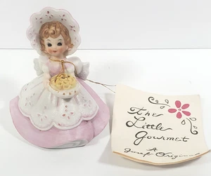 Vintage The Little Gourmet Figur Josef Original 3 3/8" Makkaroni und Käse - Bild 1 von 10