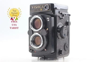 Meter Works [ Top MINT ] Yashica Mat 124G 6x6 TLR Film Camera Black From JAPAN - Image 1 of 4
