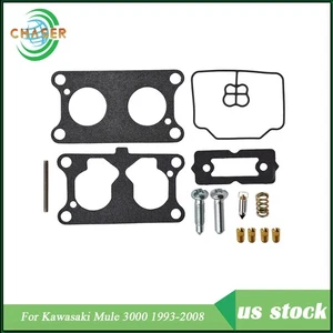 For Kawasaki Mule 3000/3010/3020 1993-2008 Carb/Carburetor Repair/Rebuild Kit - Foto 1 di 12