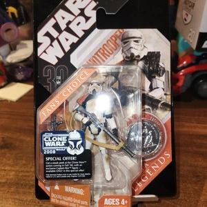 NEW Star Wars Saga Legends Sandtrooper 3.75” Figure 30th Anniversary Fans Choice - Picture 1 of 4