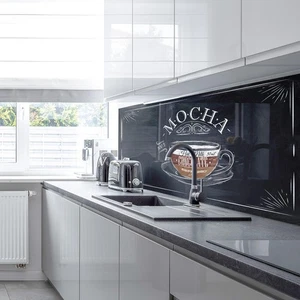 Premier Range Acryl Spritzschutz Mokka Kaffee und Zubehör - Bild 1 von 5