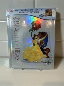 Beauty and the Beast 25th Edition (Blu-ray DVD) Target Storybook NEW Sealed - Picture 1 of 4