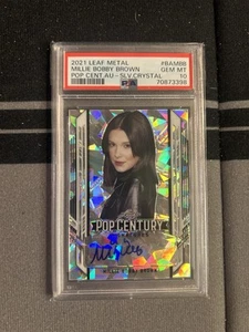 Millie Bobby Brown 2021 Pop Century Auto /20 PSA Mint 10 POP 1 STRANGER THINGS - Picture 1 of 4
