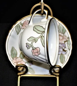 Fitz & Floyd FLEUR FANTASIA Two-Piece Cup and Saucer - Multiple Available - Picture 1 of 3