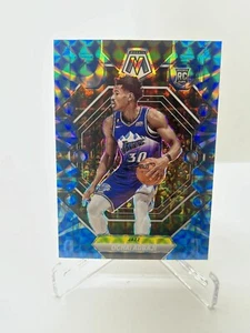 Ochai Agbaji Rookie 2022-23 Mosaic Blue Reactive Prizm RC #208-Utah Jazz - Picture 1 of 2