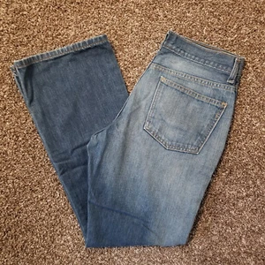 APT.9 Relaxed Fit - Mens Size 32x32 - Low Rise Bootcut Denim Blue Jeans - Picture 1 of 15