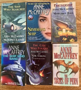 Anne McCaffrey Bundle x 6 - Brainship series + Skies of Pern and Nimsha's Ship - Picture 1 of 8