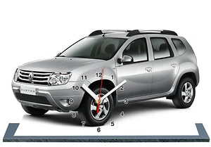 AUTO DACIA DUSTER -03, AUTO IN OROLOGIO MINIATURA - Bild 1 von 1