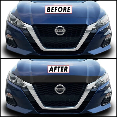 Superposición de apagón de eliminación para Nissan Altima 2019-22 capó delantero parachoques acento Foto 1 de 4