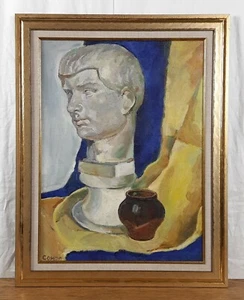 Original Ölgemälde, Ukrainischer Künstler Sokol, Stillleben, Skulptur - Bild 1 von 6