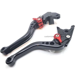 Short Black Clutch & Brake Levers For Suzuki SV650 / X 2016-2024 - Picture 1 of 9