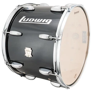 Ludwig LUCT16PB Ultimate Marching 12X16 Single Chest Tenor Drum Black Cortex - Picture 1 of 5