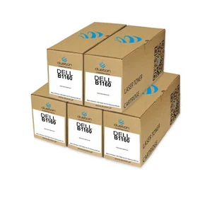 Dell toner 5x 593-11108 compatible B1160 B1160W B1165 B1160 Duston noir - Afbeelding 1 van 6