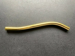 Technics SL-1200 / 1210 Tonearm S Bend Pipe MK2 MK3 M3D MK5 Tone Arm Gold Tube - Picture 1 of 4