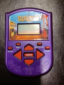 Hangman Hasbro 2002 Electronic Handheld LCD Game Purple TESTED and WORKS. NICE! - Picture 1 of 6